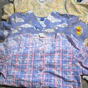 Medium and Large Scrub Tops